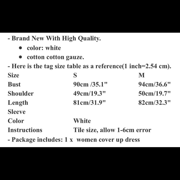 ✨White Cold Shoulder Linen Beach Coverup✨ - Picture 5 of 6